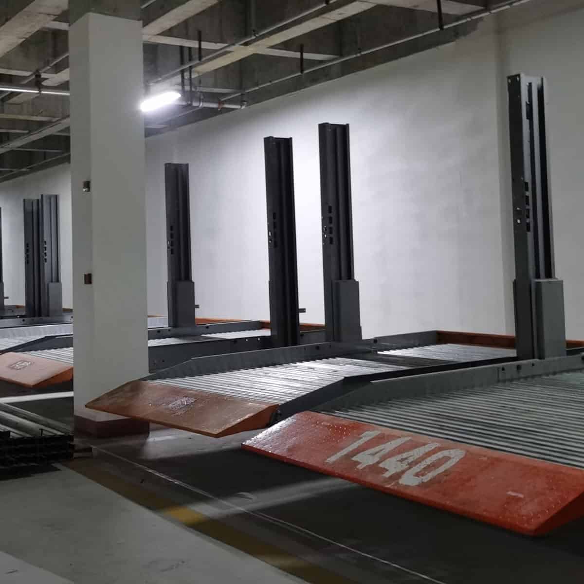 升降橫移機(jī)械式立體停車設(shè)備的傳動(dòng)系統(tǒng)