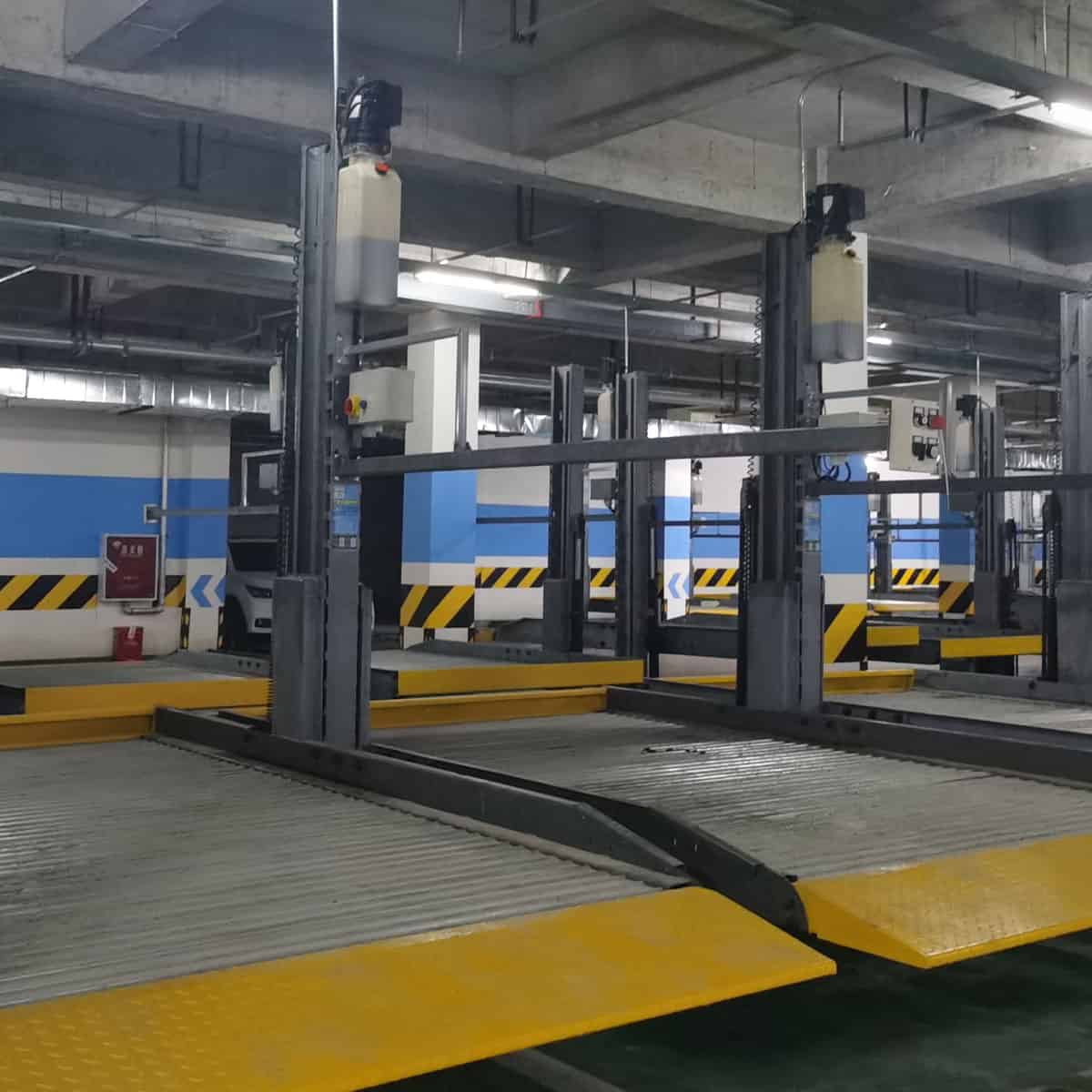 立體車庫解決了小區(qū)停車難的問題