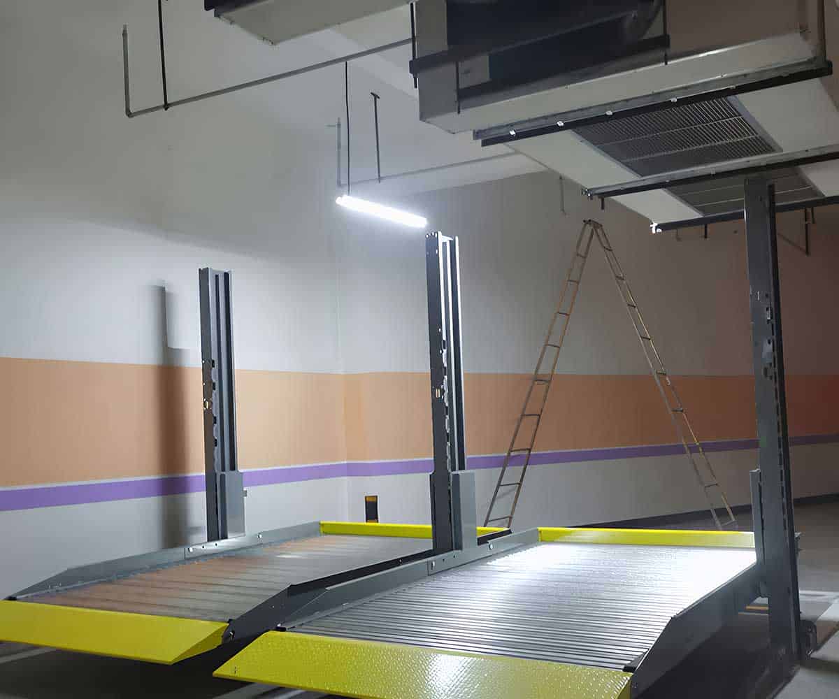 升降平移機(jī)械式立體車庫施工小知識